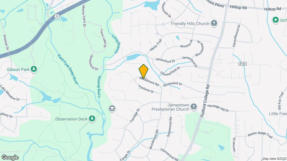 6419 Woodmont Rd Map and Location Details