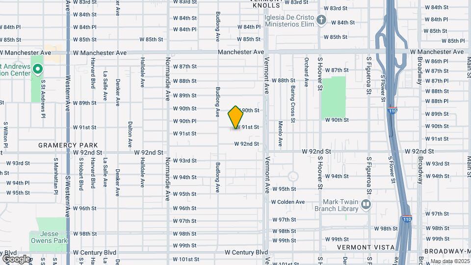 1116-1118 W 91st St Map and Location Details