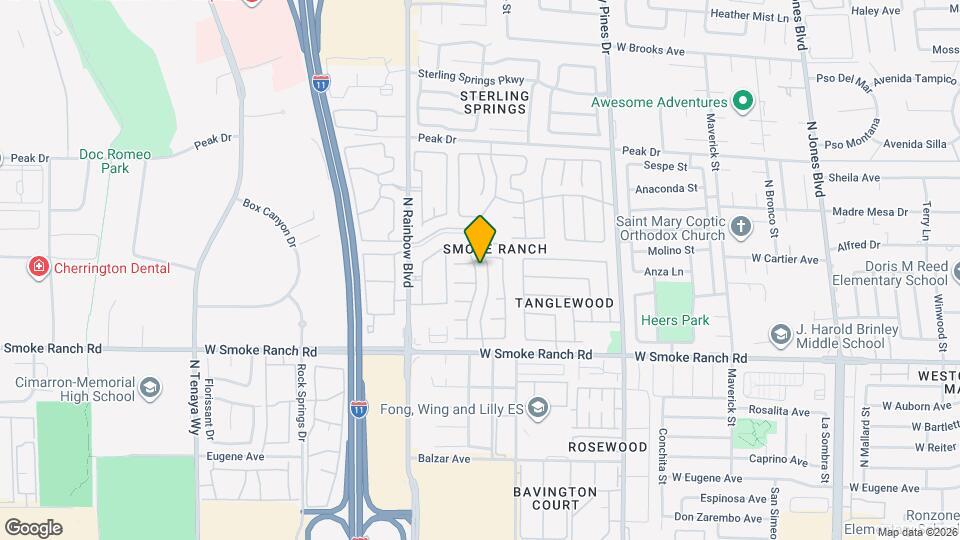 2528 Silver Shadow Dr Map and Location Details