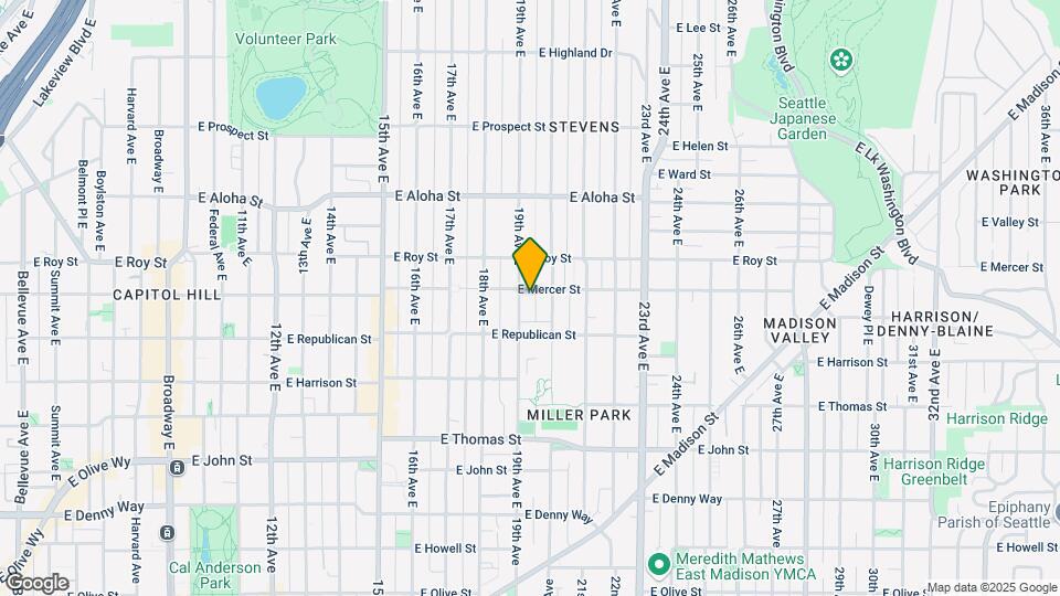 19th & Mercer Mapa y Detalles de la Ubicación
