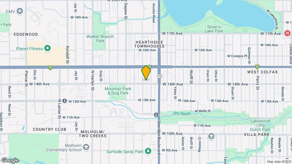 1404 Benton St Map and Location Details