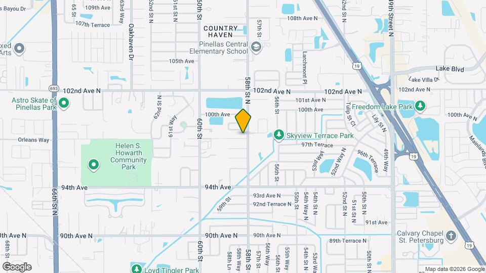 5811 98th Ave N Map and Location Details