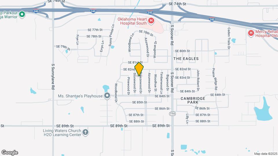 8321 Breezewood Dr Map and Location Details