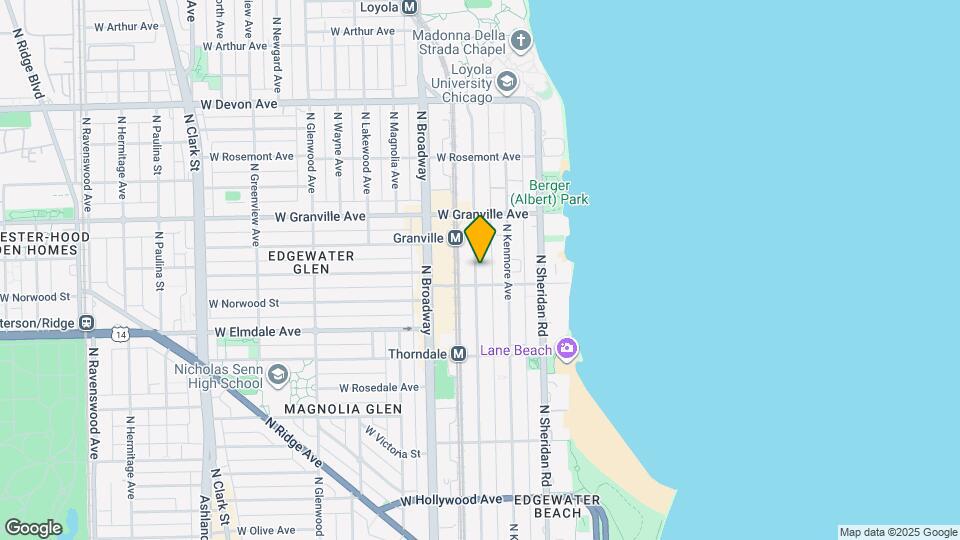 6105 N Winthrop Ave Mapa y Detalles de la Ubicación