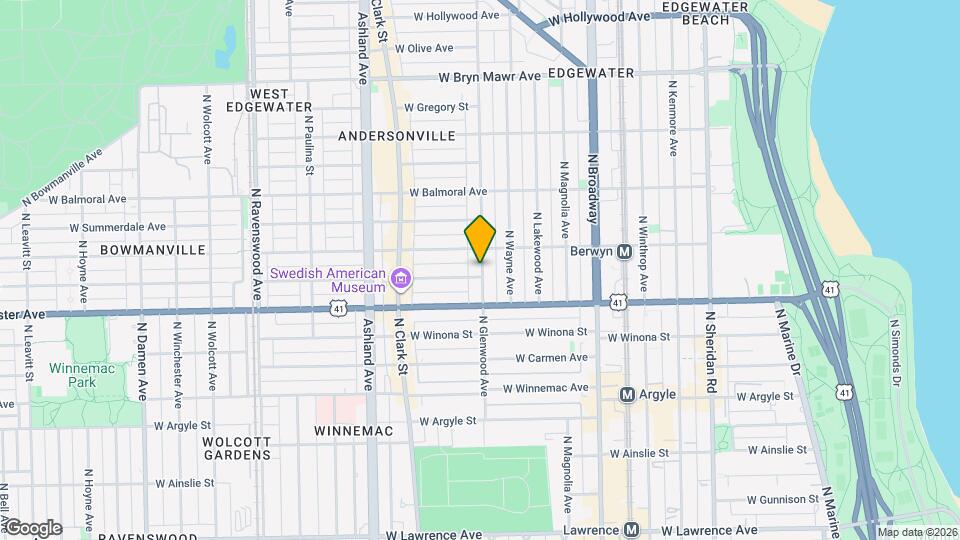 5236 N Glenwood Ave Map and Location Details