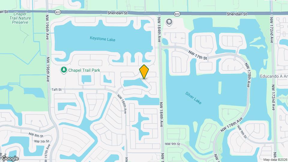 2042 NW 184th Way Mapa y Detalles de la Ubicación