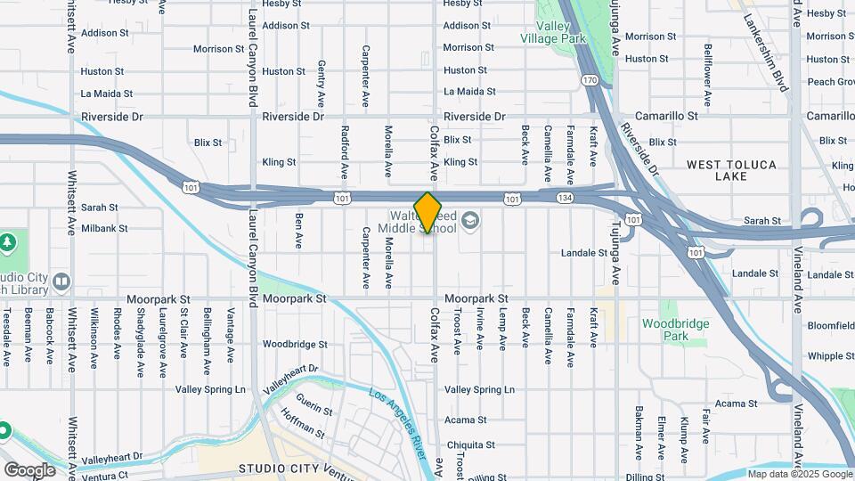 4521 Colfax Ave Map and Location Details