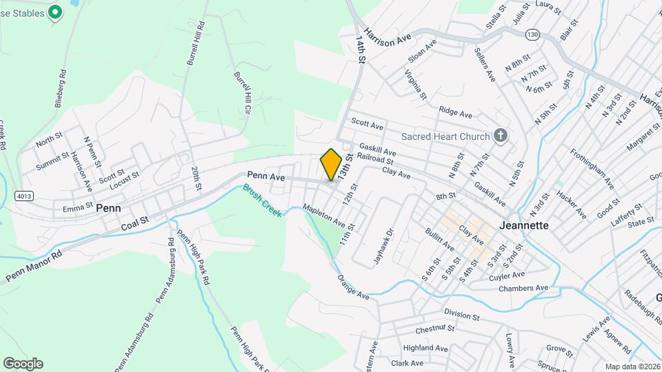 1303-1303.5-13035 Penn Ave, Unit Apt C Mapa y Detalles de la Ubicación