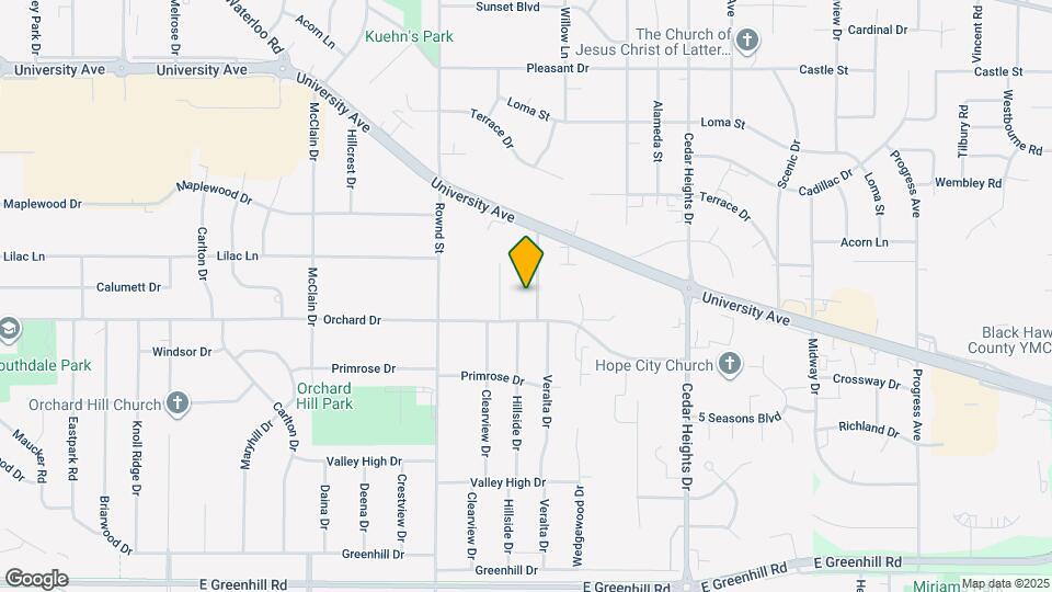 3509 Veralta Dr Map and Location Details