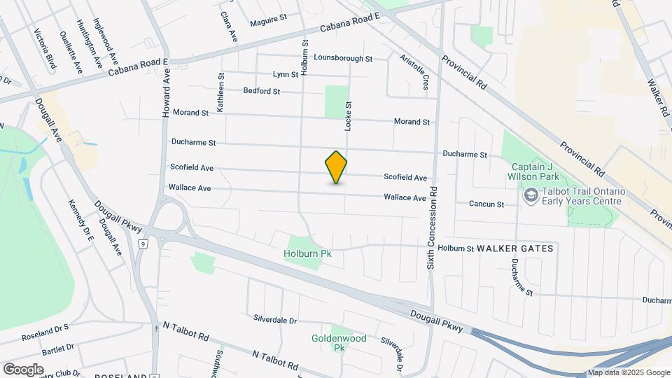 890 Wallace Ave Map and Location Details
