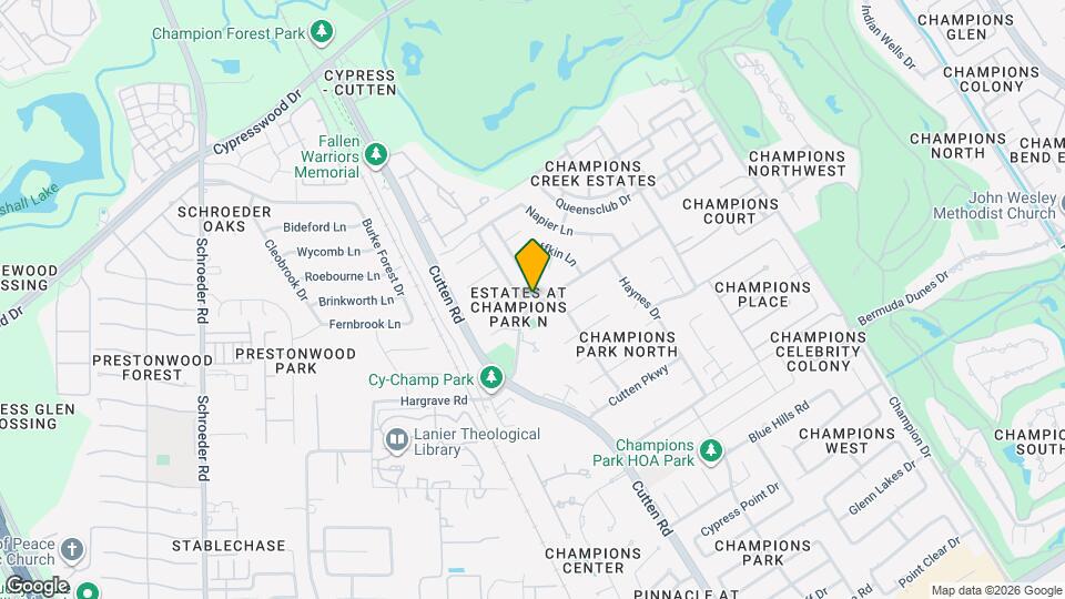 14203 Championship Ln Map and Location Details