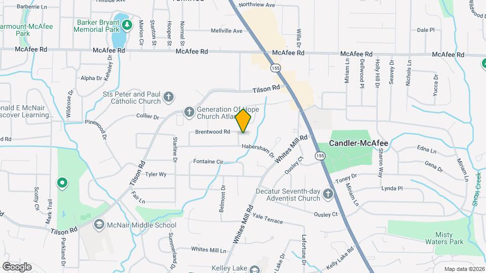 2196 Knoll Dr Map and Location Details