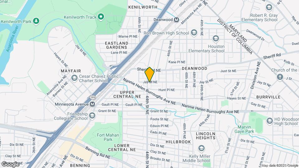4401 Jay St NE Map and Location Details