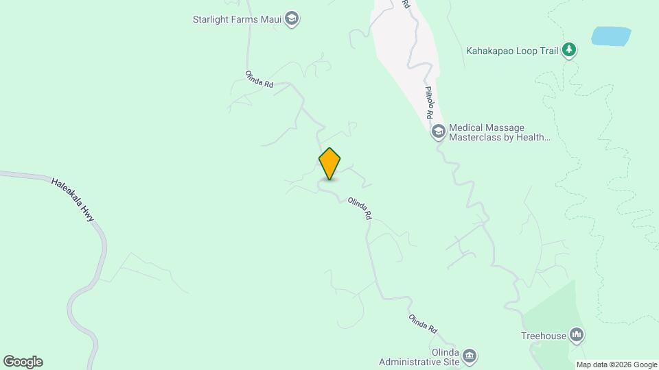 1615 Olinda Rd Map and Location Details