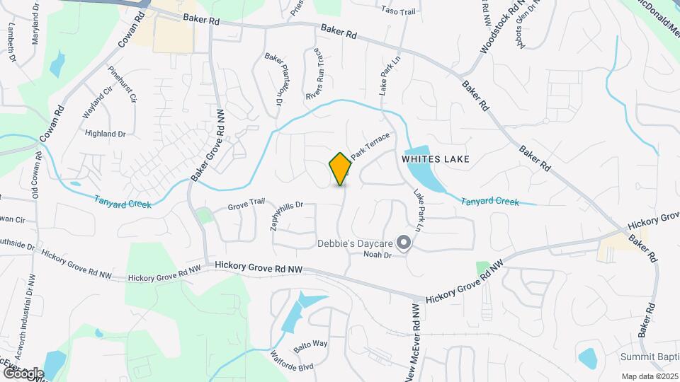 4819 Lake Park Terrace Map and Location Details