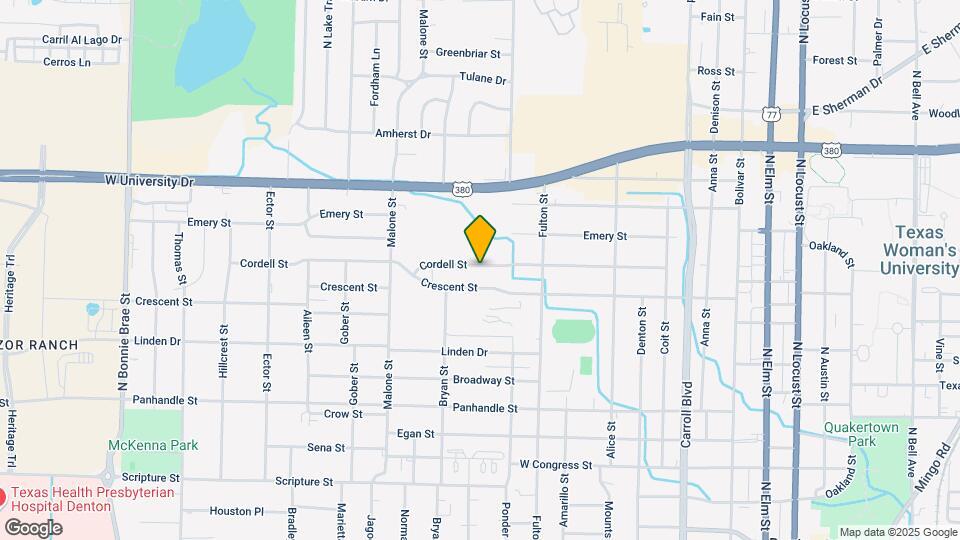 1209 Cordell St Map and Location Details