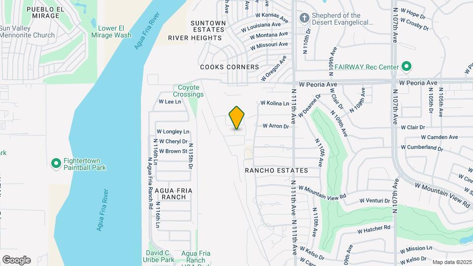 11492 W Camden Dr Map and Location Details