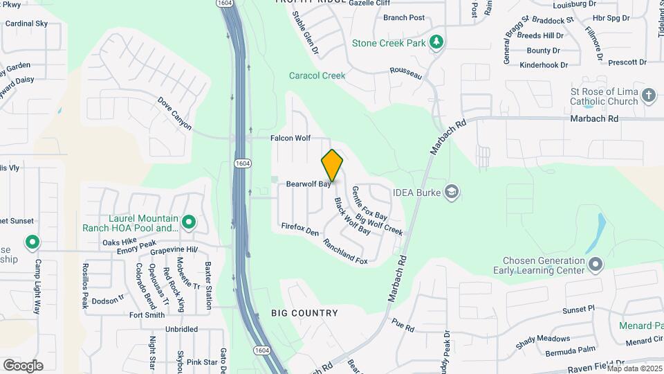 10838 Black Wolf Bay Map and Location Details