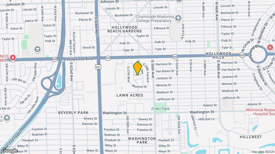 5715 Jackson St Map and Location Details