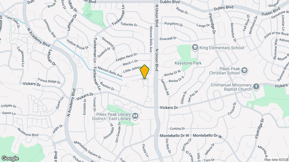 2698 Avalanche Heights Mapa y Detalles de la Ubicación