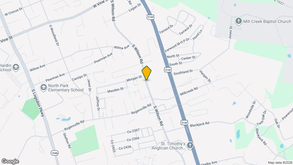 1404 S Wilson Rd Map and Location Details