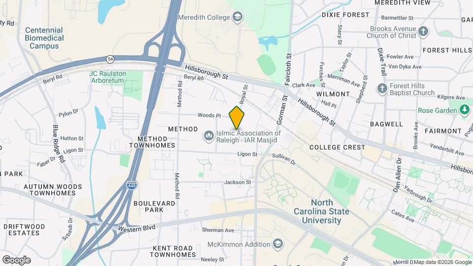 616 Royal St Map and Location Details