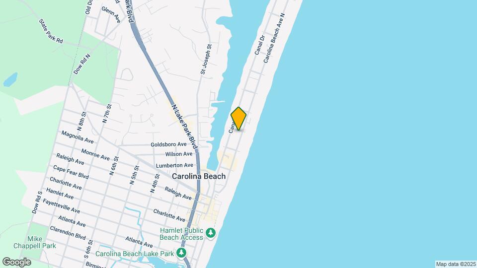 417 Carolina Beach Ave N Map and Location Details