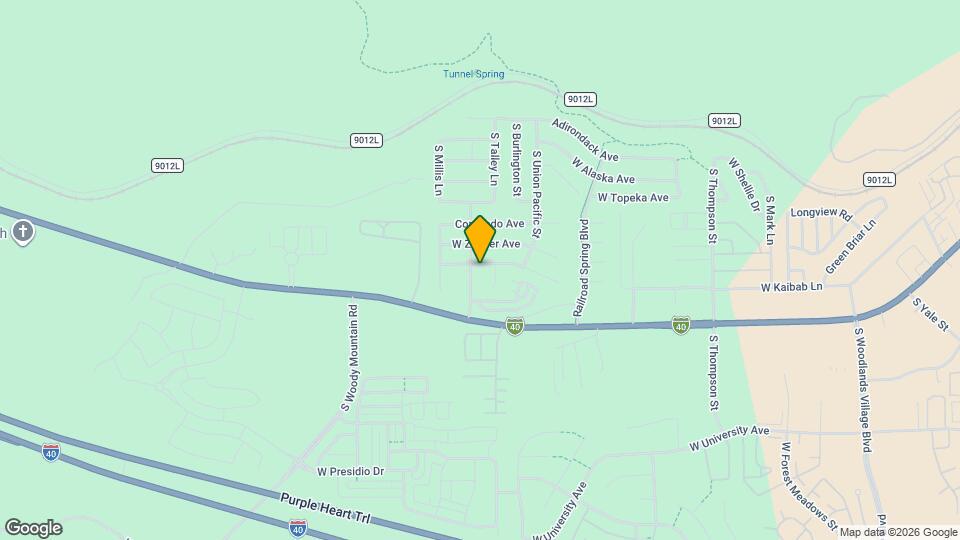 2491 W Rock Island Ave Map and Location Details