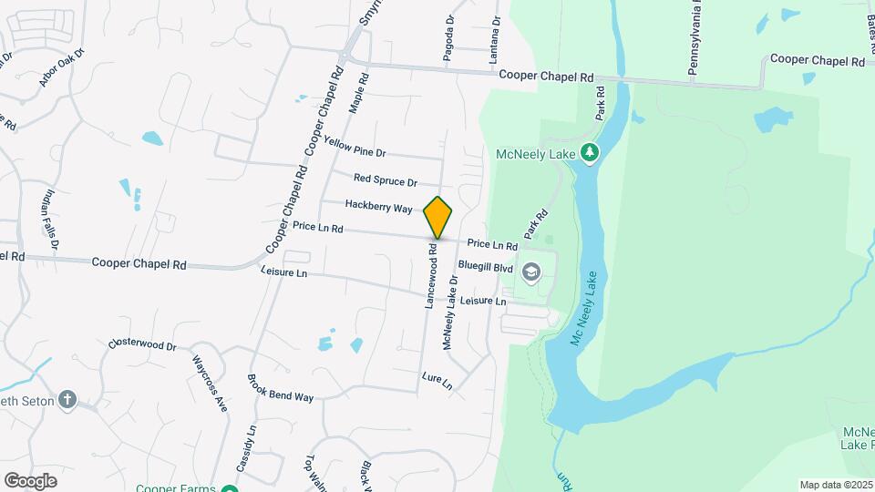 9901 Lancewood Rd Map and Location Details