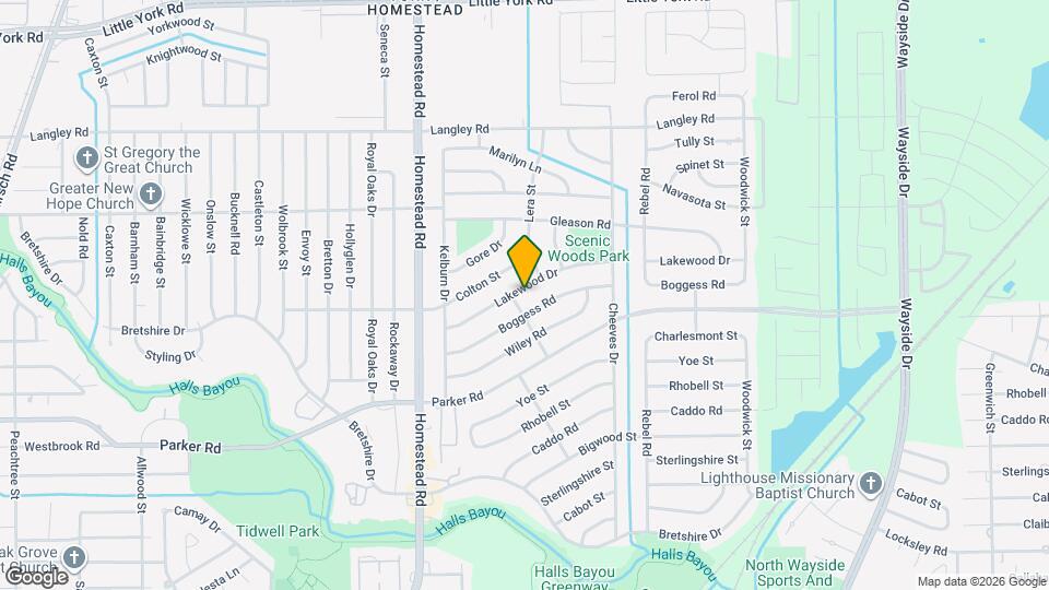 7306 Lakewood Dr Mapa y Detalles de la Ubicación