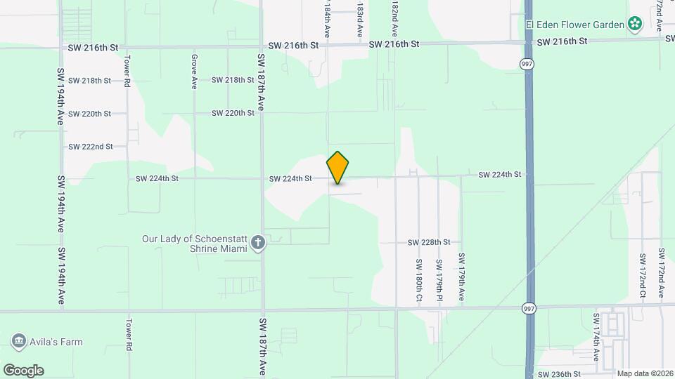 22421 SW 184th Ave Map and Location Details