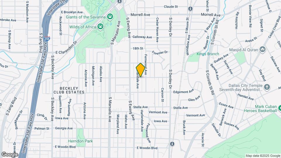 1402 Harlandale Ave Map and Location Details