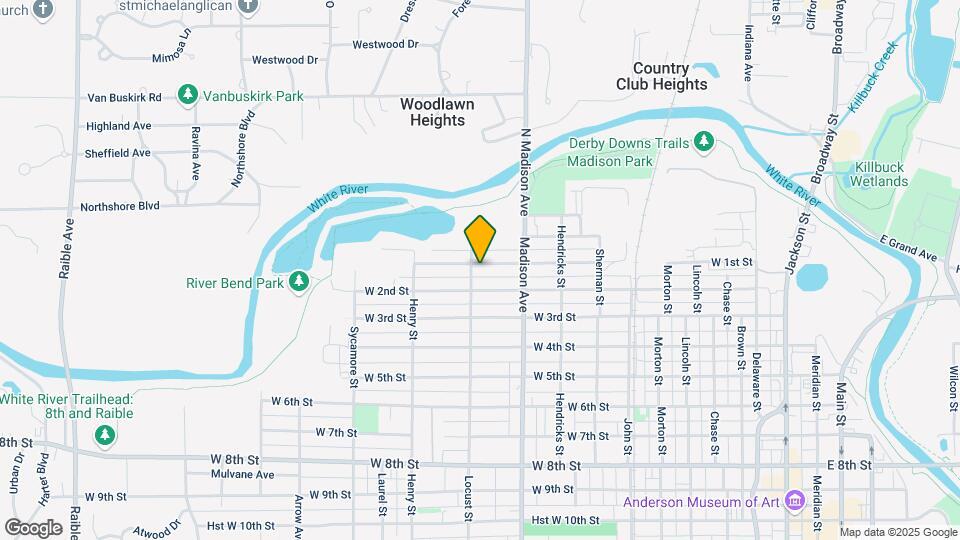 1125 W 1st St Map and Location Details