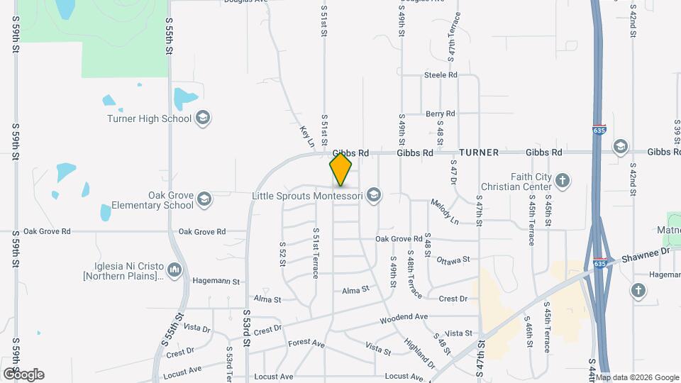 5017 Dodson Ave Map and Location Details