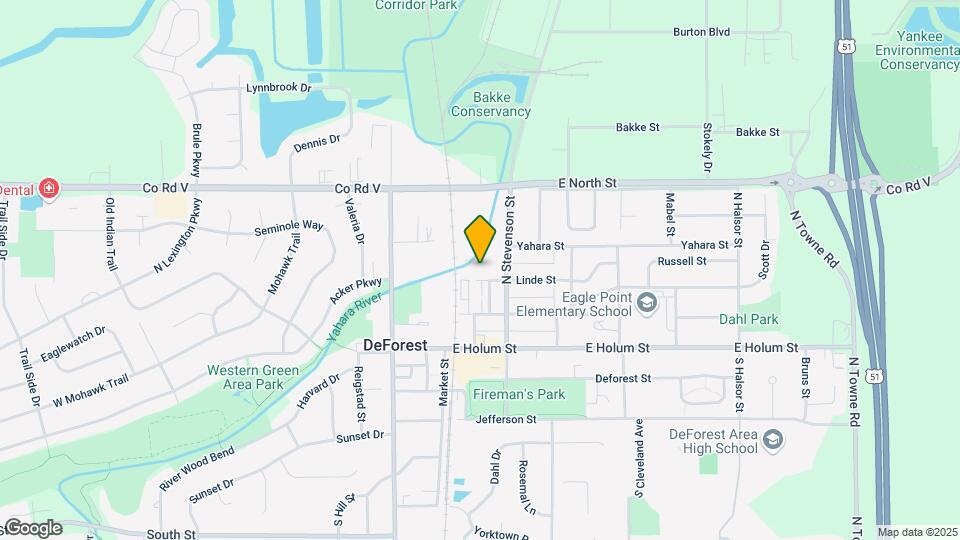 301 Linde St Map and Location Details