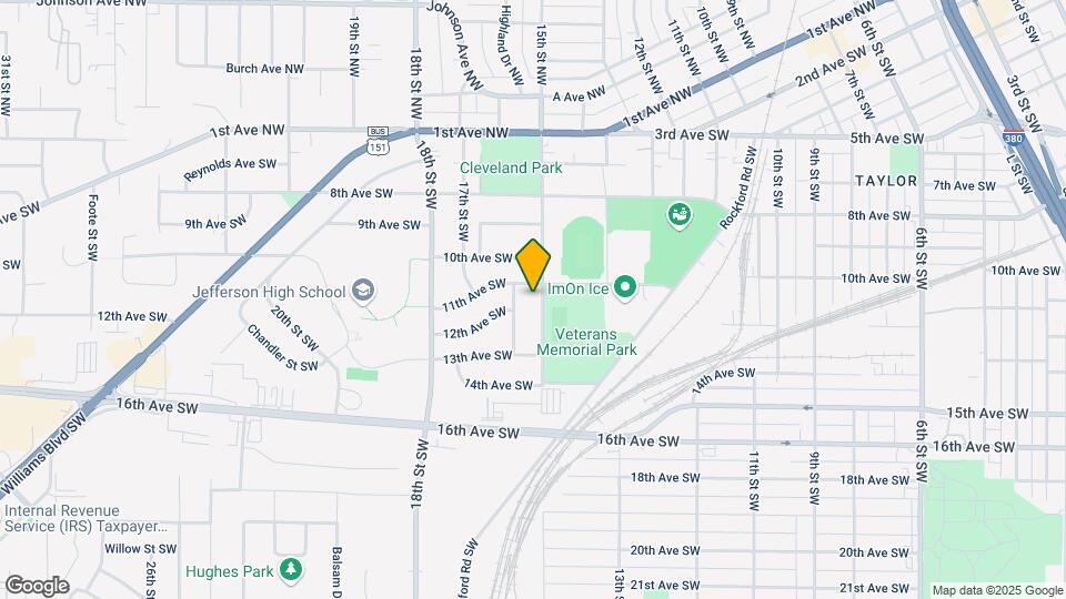 1106 15th St SW Map and Location Details
