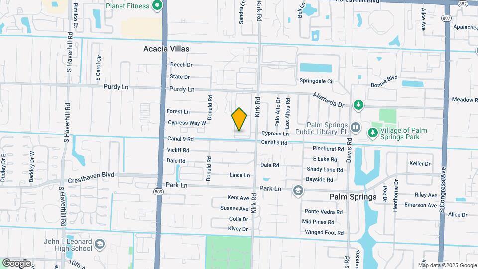 300 Village Green Cir S Map and Location Details