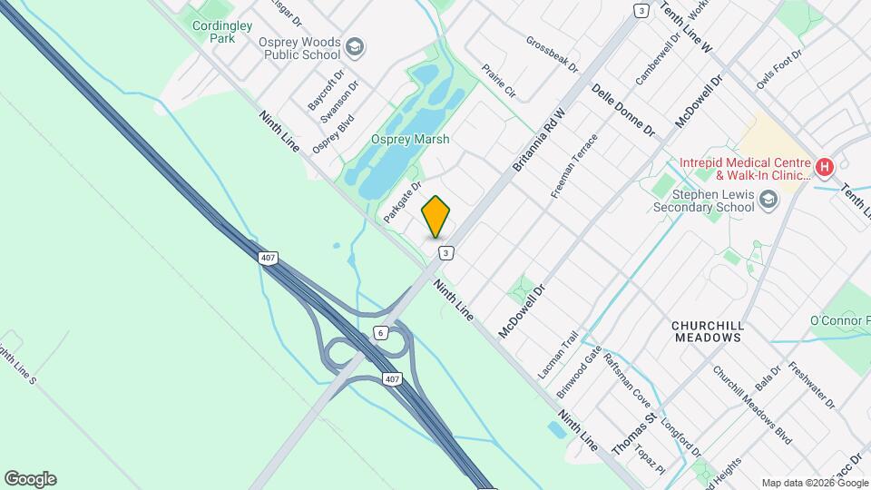 6060 Snowy Owl Crescent Map and Location Details