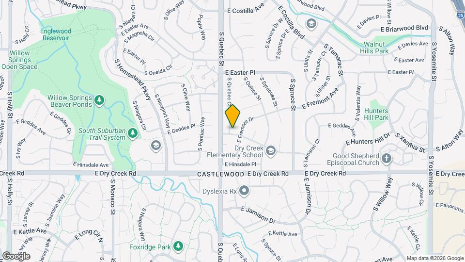 7388 S Quebec Ct Map and Location Details