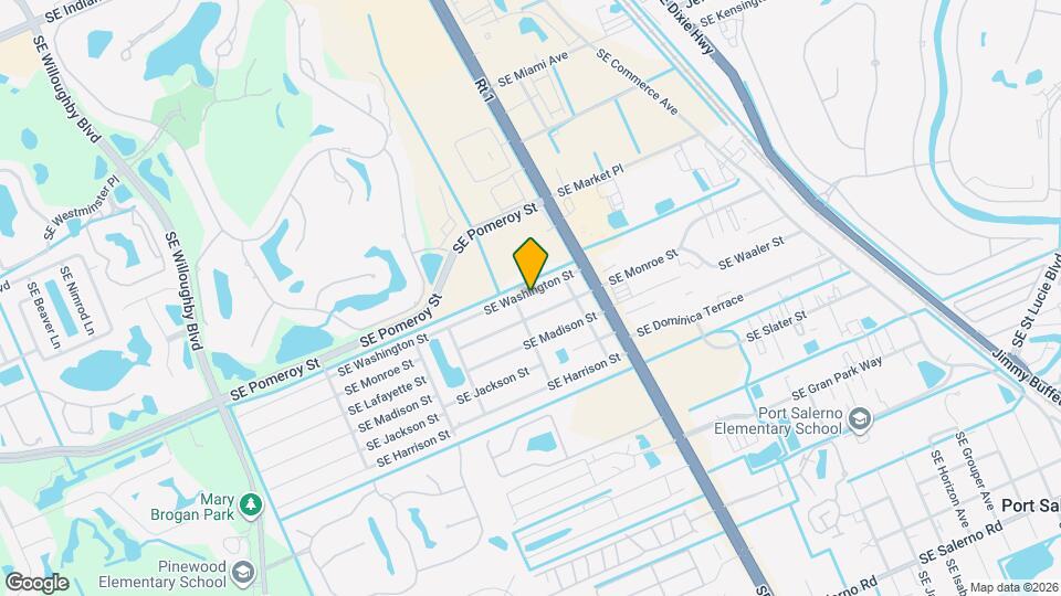 2444 SE Washington St Map and Location Details