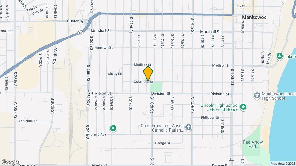 1415 S 19th St Map and Location Details