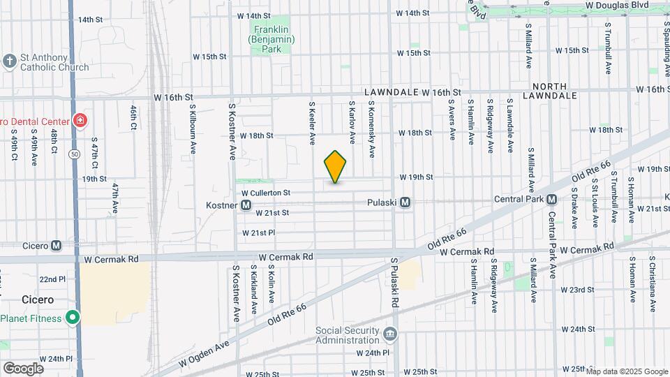 4130 W Cullerton St, Unit Apartment #2 Map and Location Details