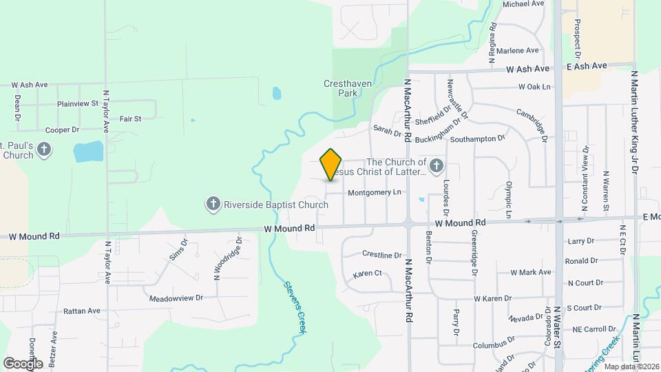 3920 N Northbrook Dr Map and Location Details