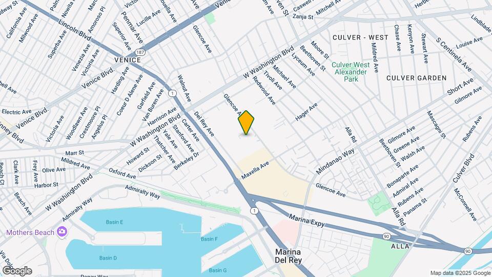 4141 Glencoe Ave, Unit 407 Mapa y Detalles de la Ubicación