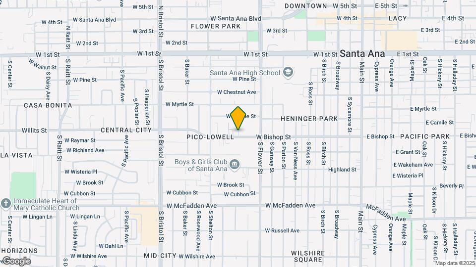 947 W Bishop St Mapa y Detalles de la Ubicación