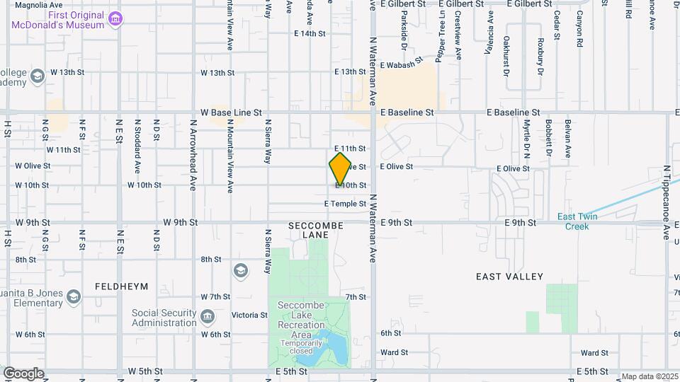 243 E 10th St Map and Location Details
