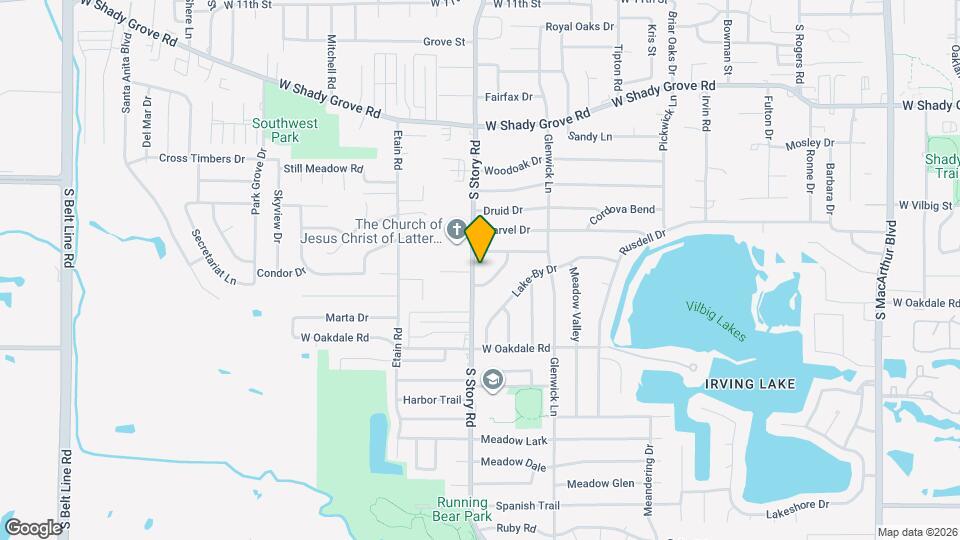 1718 S Story Rd Map and Location Details