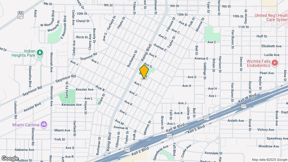 1807 Fillmore St Map and Location Details