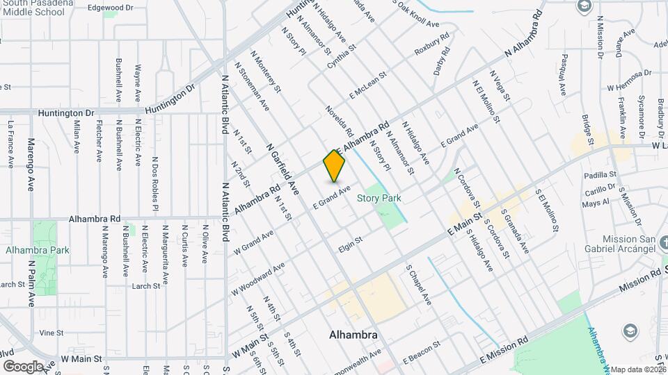 409 N Monterey St Map and Location Details