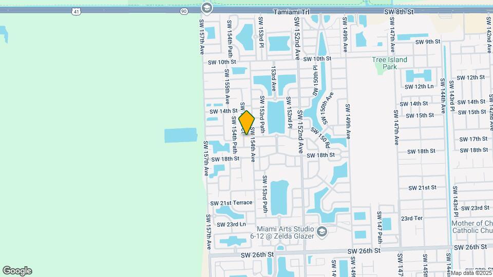 1649 SW 154th Ct Mapa y Detalles de la Ubicación